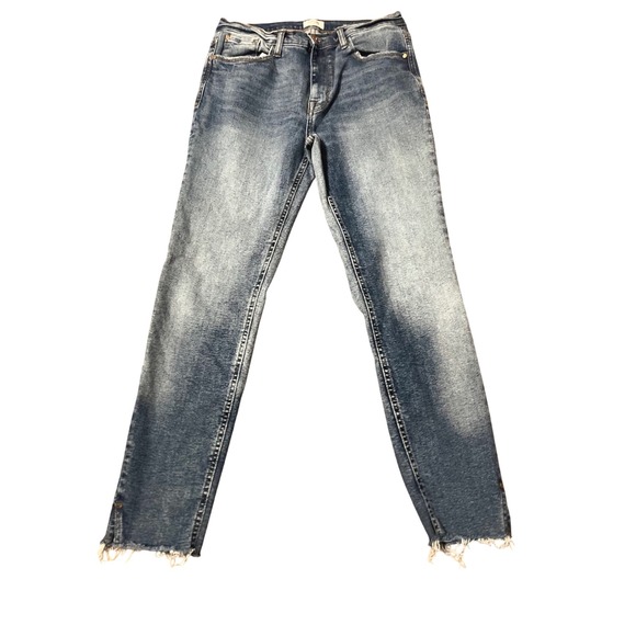 Kensie Denim - Kensie Jeans The Kelsey High Rise Skinny Vintage‎ Luxe Raw Hem Sz 8